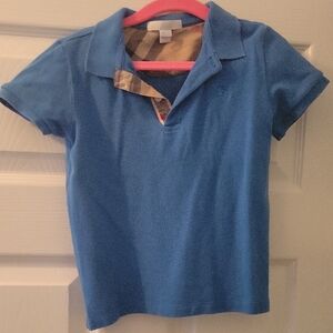 Burberry Blue Kids Polo Shirt